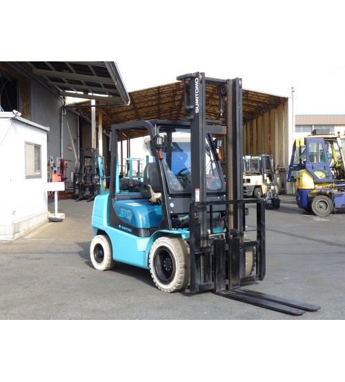 Xe nâng 3 tấn 4 mét Sumitomo 13FD30PAXI98D máy 4TNE98 đời cao 2014